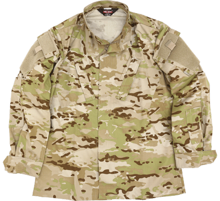 B.D.U.迷彩ジャケット MULTICAM ARID ミリタリーショップ 革ジャン 中田商店