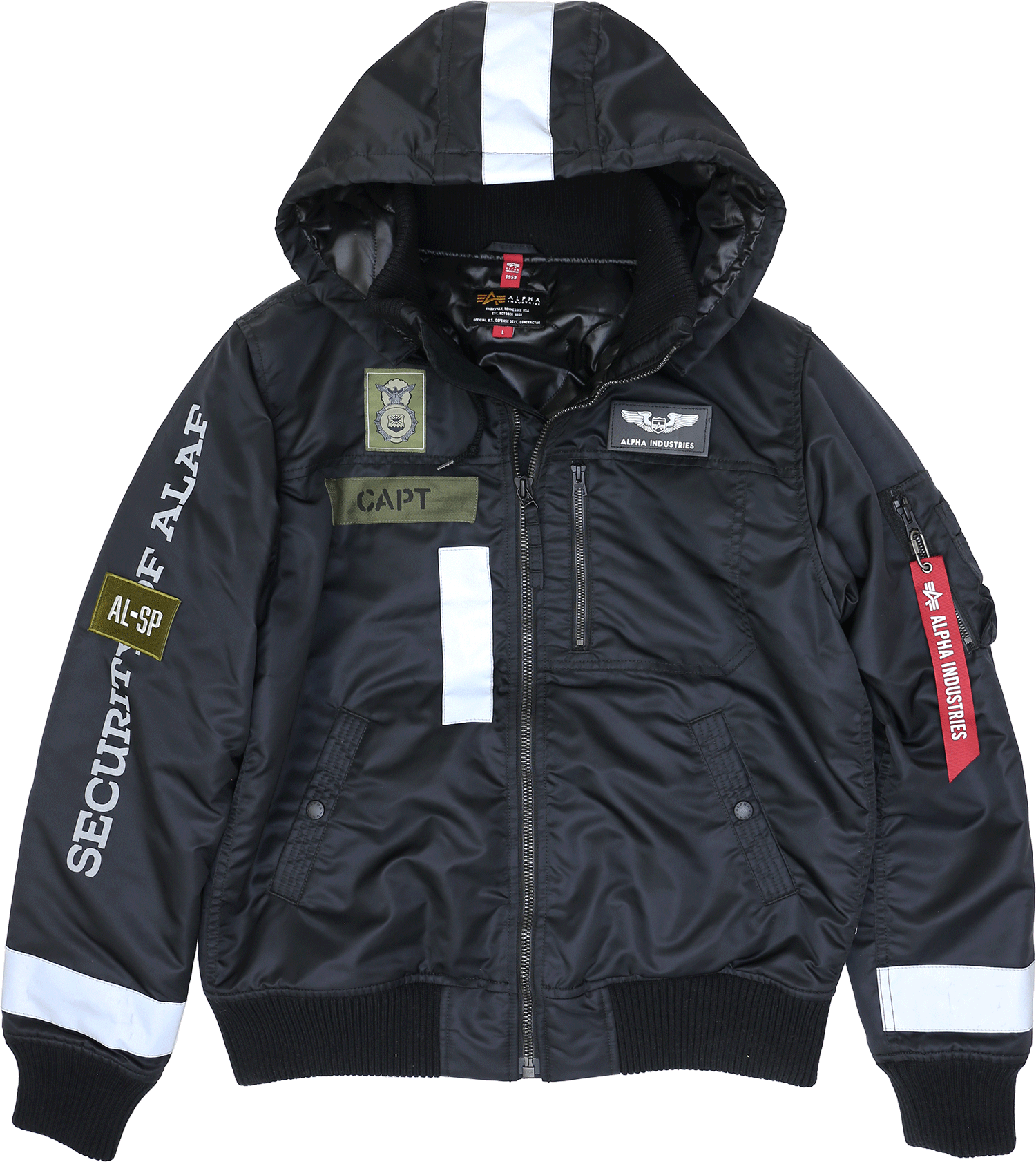 ALPHA INDUSTRIES HOOD RIB JACKER フード リブジャケット アルファ ALPHA