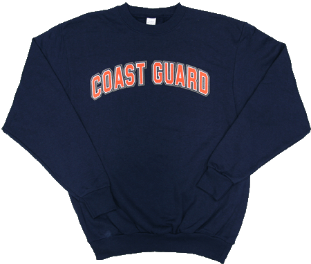 米軍実物 COAST GUARD スウェットシャツ ミリタリーショップ 革