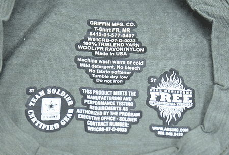 ノーメックスTシャツ