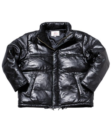 アヴィレックス レザーダウンジャケット DOWN JACKET 羽毛入 ミリタリーショップ 革ジャン 中田商店