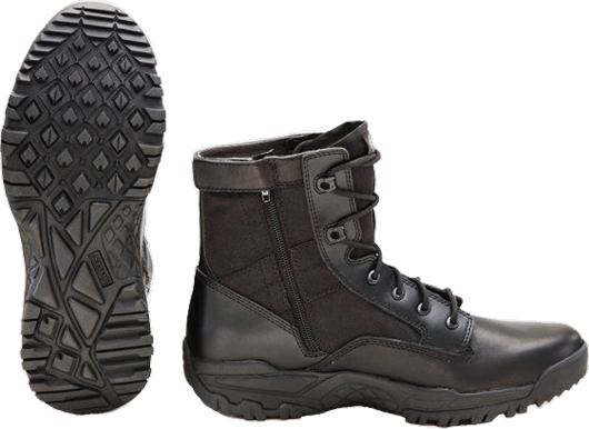 bates zero mass 8 inches boots black