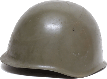 チェコ軍実物 スチールヘルメット