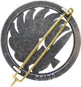 フランス軍 外人部隊 空挺 実物バッジ付き RED ミリタリーショップ 革