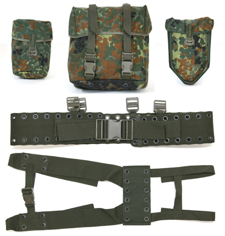 ドイツ軍実物 フレクターカモ 5点セット装備品 ミリタリー