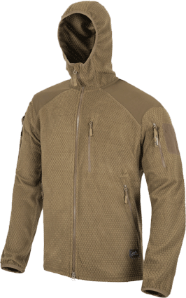 HELIKON-TEX GRID FLEECE HOODIE