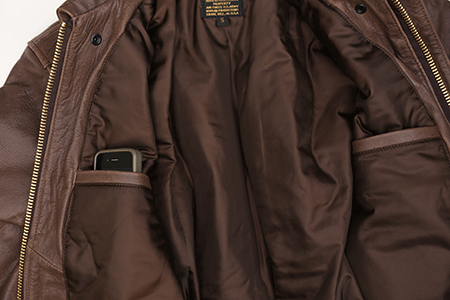 MORGAN MEMPHIS BELLE TYPE A-2 SIDE POCKET エンボス加工 U.S.