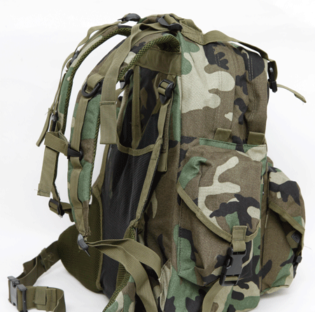 MIL-TEC 35L 4ポケット バックパック BLACK ミリタリーショップ