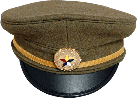 旧満州国国境監視兵将校軍帽