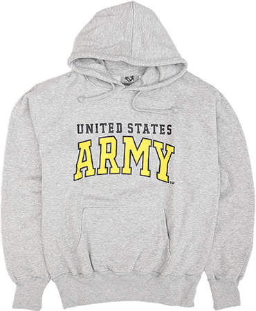 GRAY MILITARY HOODIE