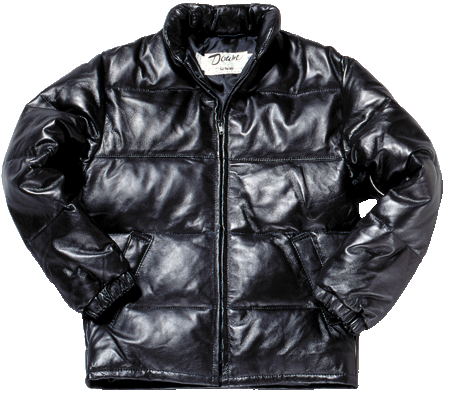 ショット#214 レザーダウンジャケット DOWN JACKET 羽毛入 ミリタリー
