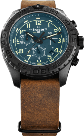 ミリタリーウォッチ 軍用時計 P96 OdP Evolution Chrono Petrol traser 