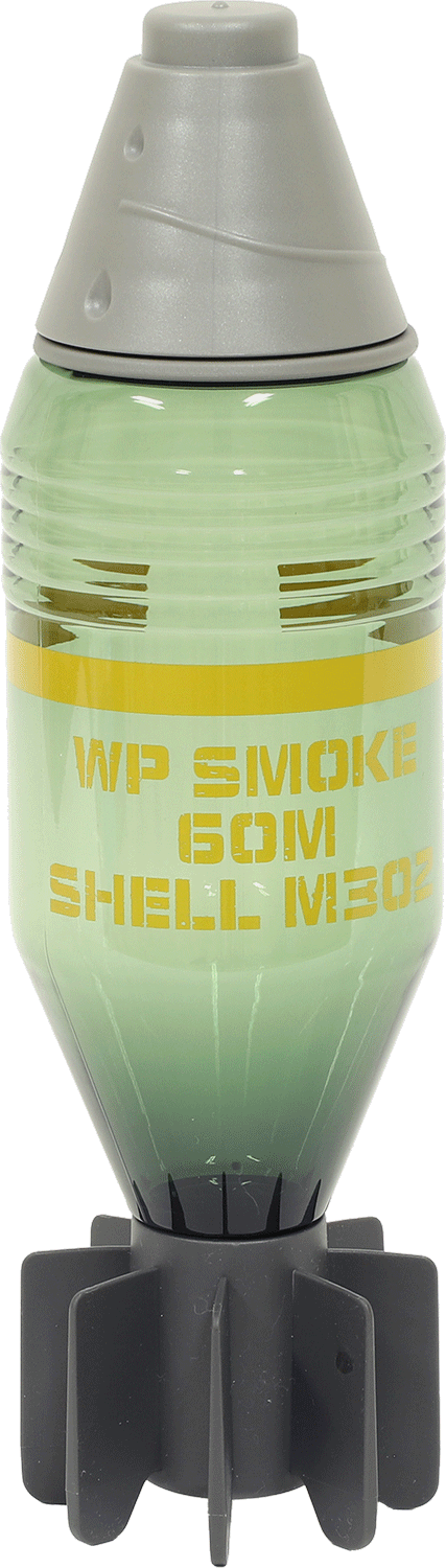 迫撃砲弾型　ウォーターボトル　グリーン