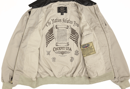 COCKPIT COTTON A-2 JACKET 