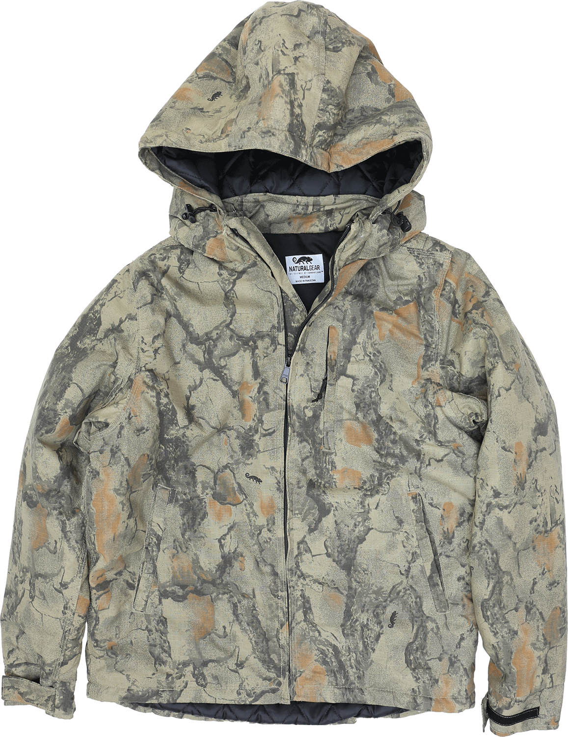 NATURAL GEAR ANORAX HOODIE GRID FLEECE LINER