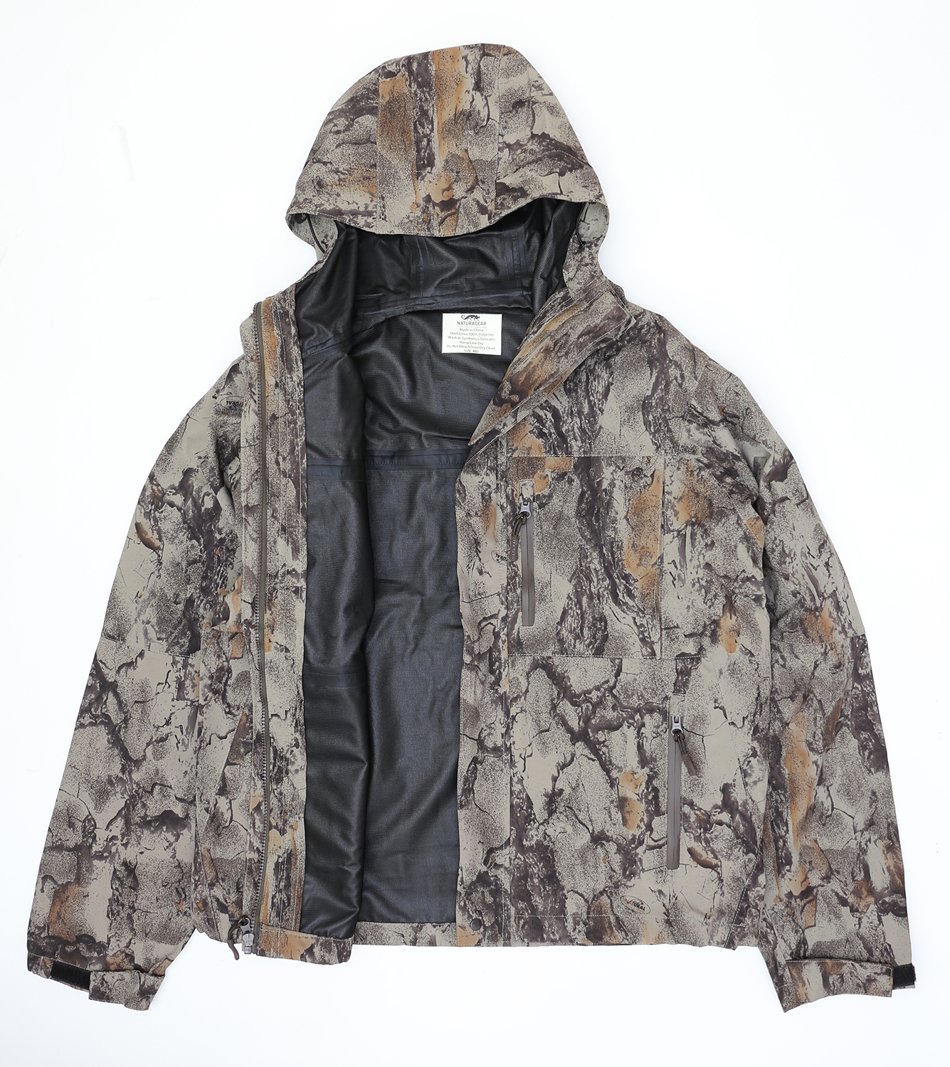 NATURAL GEAR OUTER SHELL RAIN JACKET